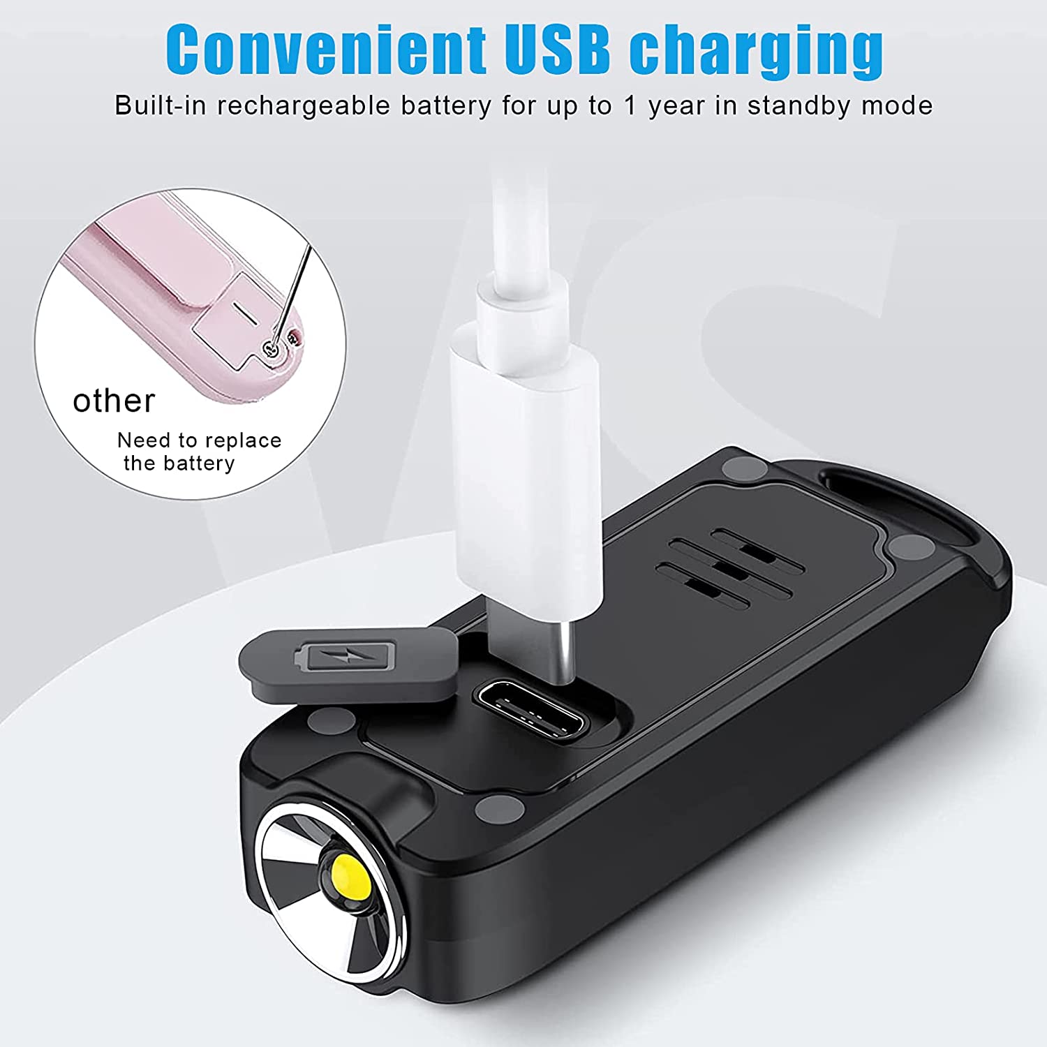 Personal Alarm Keychain - SQPP-Safe Personal Alarm Rope Alarm Mini