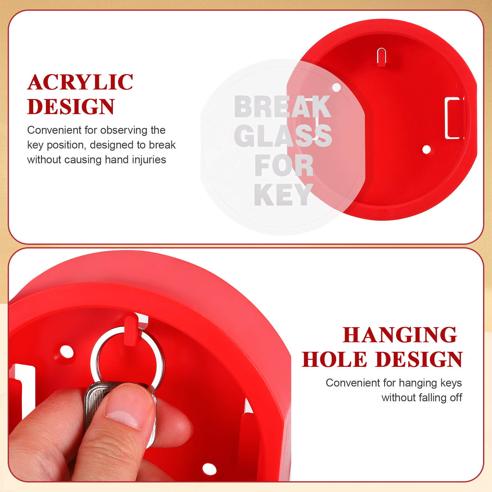 Emergency Break Key Lock Box W - Lockbox Key Secure 评论和价格