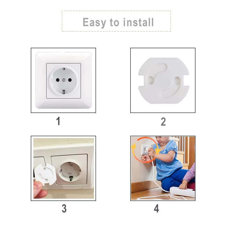1-10Pcs Kids Sockets White Cov - Outlet Cover Baby 评论和价格
