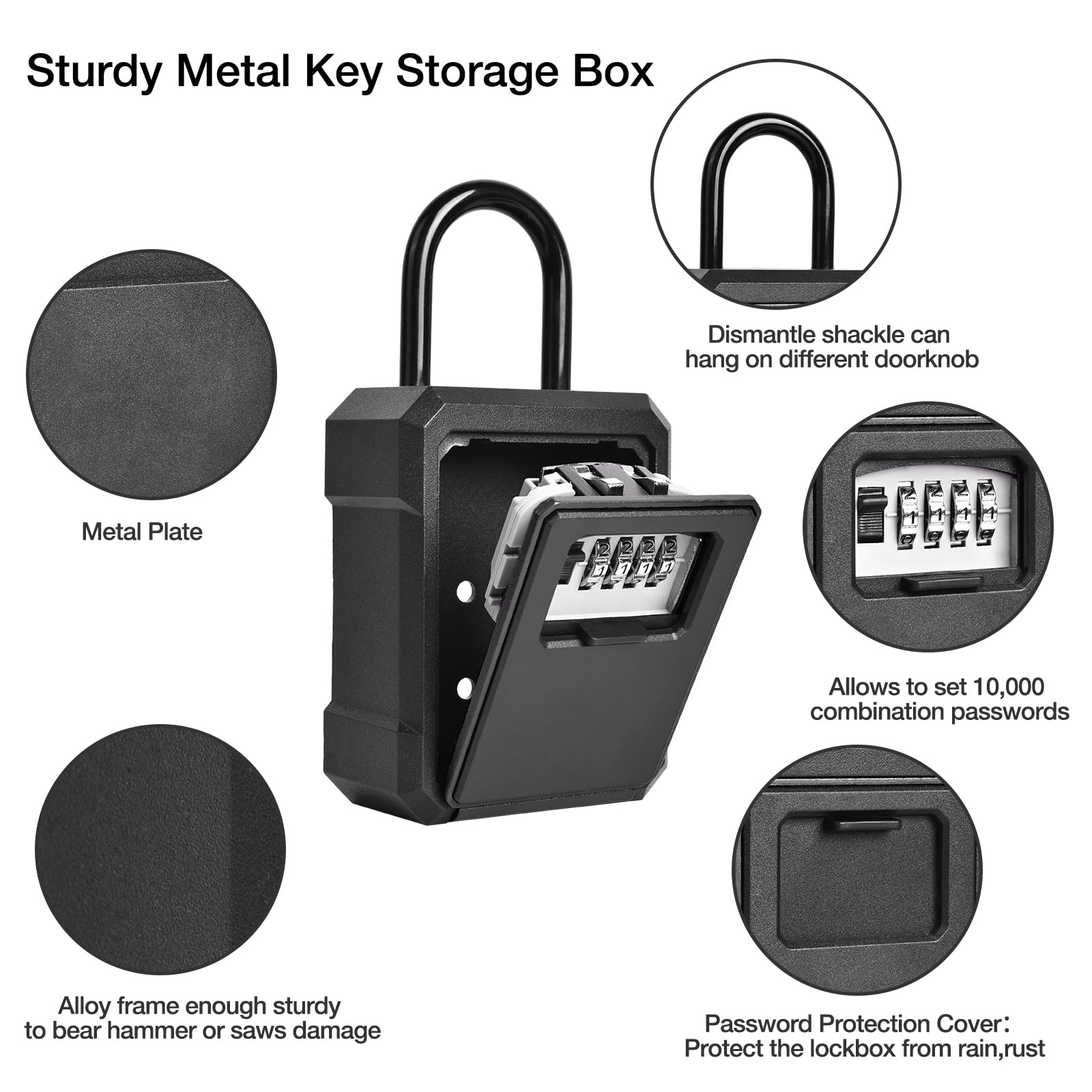 Alloy Security Key Lock Box Wa - Lockbox Key Secure 评论和价格
