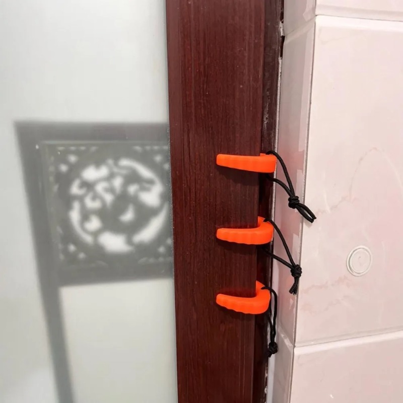 Easy to Use Rubber Door Jam Fi - Door Stop Alarm 评论和价格