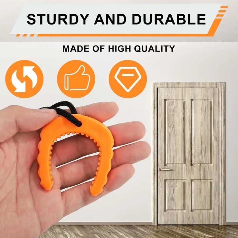 Easy to Use Rubber Door Jam Fi - Door Stop Alarm 评论和价格