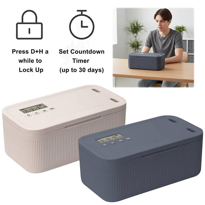 Lock Box with Timer Phone Lock - Medicine Cabinet Lock 评论和价格