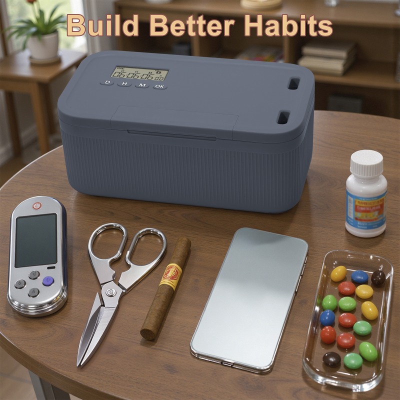 Lock Box with Timer Phone Lock - Medicine Cabinet Lock 评论和价格