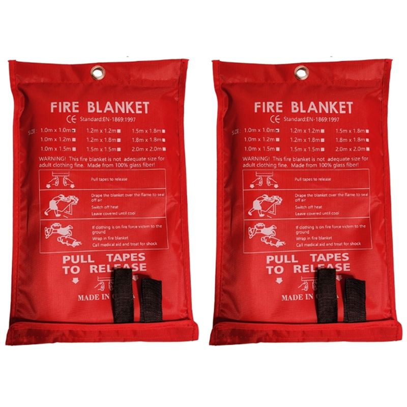 Promotion Day 2PCS Emergency F - Fire Blanket Kitchen 评论和价格