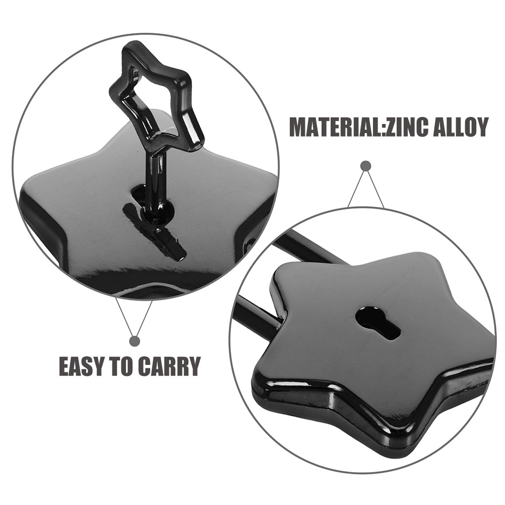 2Pcs Star Alloy Padlocks Noteb - Lockbox Key Secure 评论和价格