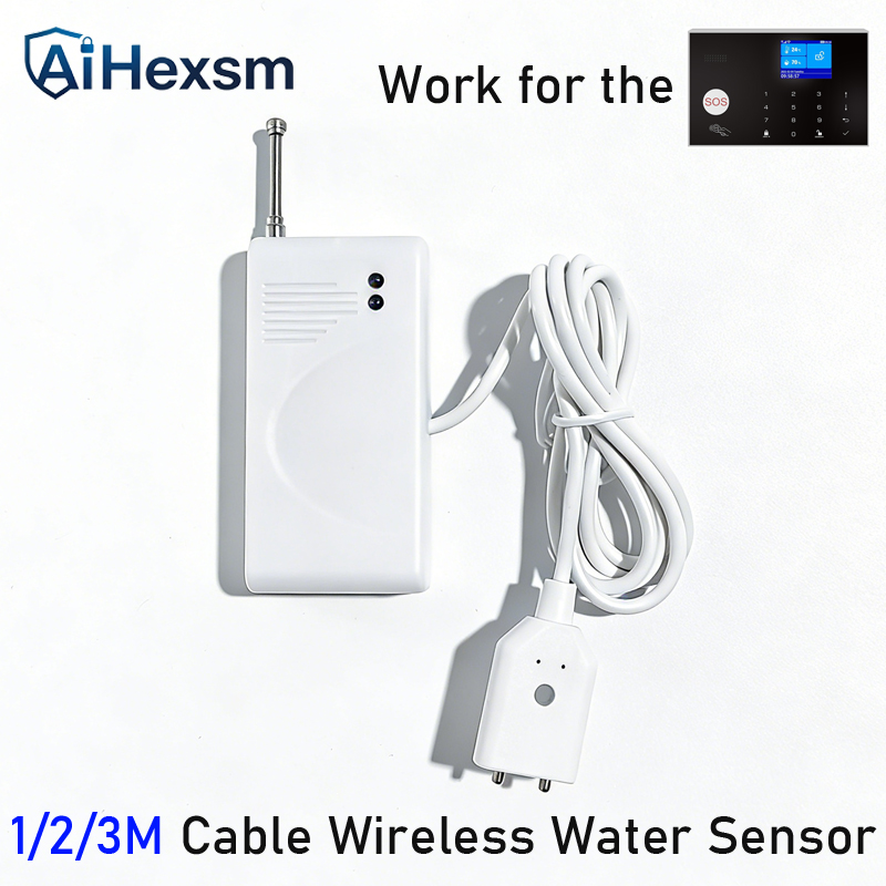 1/2/3meter Wireless 433MHz Wat - Water Alarm Sensor 评论和价格