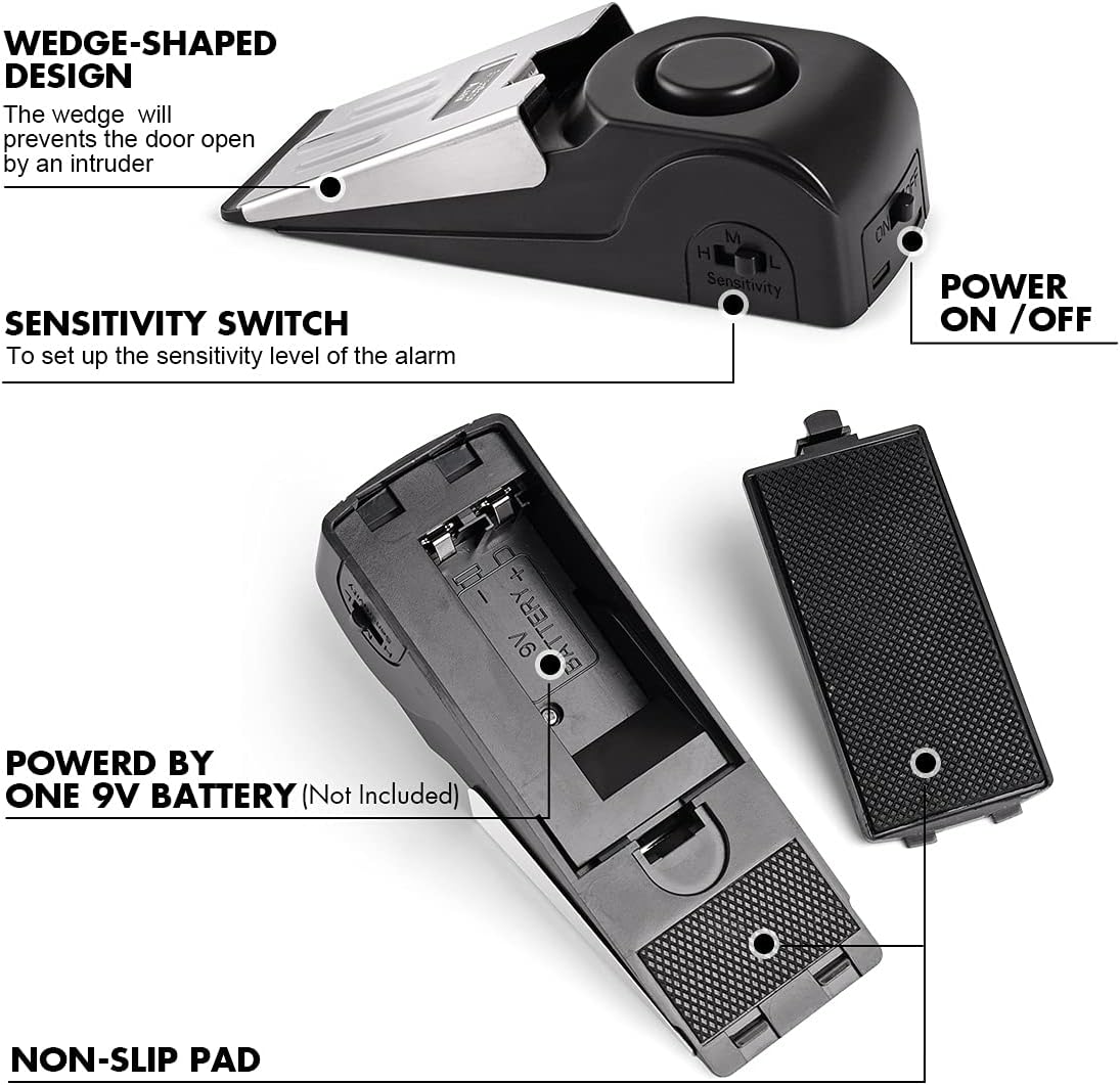 Door Stop Alarm, Door Stopper  - Door Stop Alarm 评论和价格