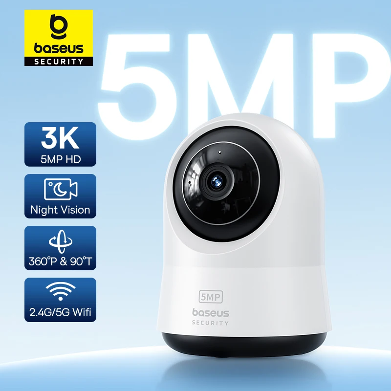Baseus 5MP 3K WiFi IP Camera 2 - Eufy Camera E220 评论和价格