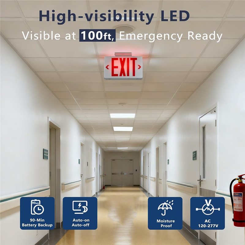B67C UL Listed,Commercial Emer - Emergency Exit Sign 评论和价格