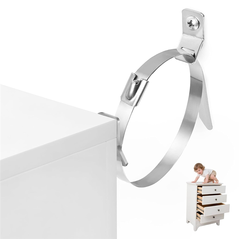 ABMS-For Baby-Proofing Furnitu - Earthquake Anchor Strap 评论和价格