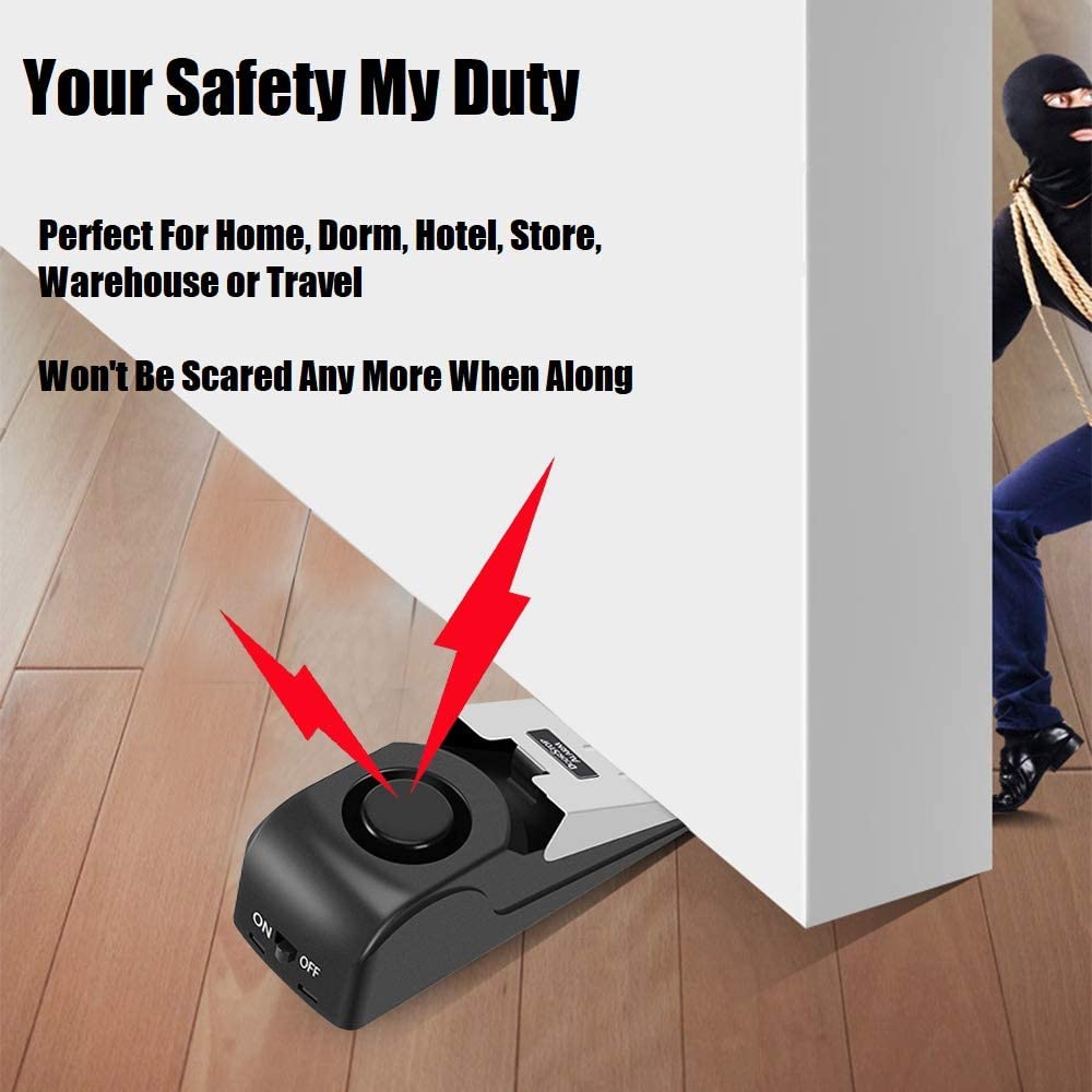 1Pc Door Stopper Alarm Portabl - Door Stop Alarm 评论和价格