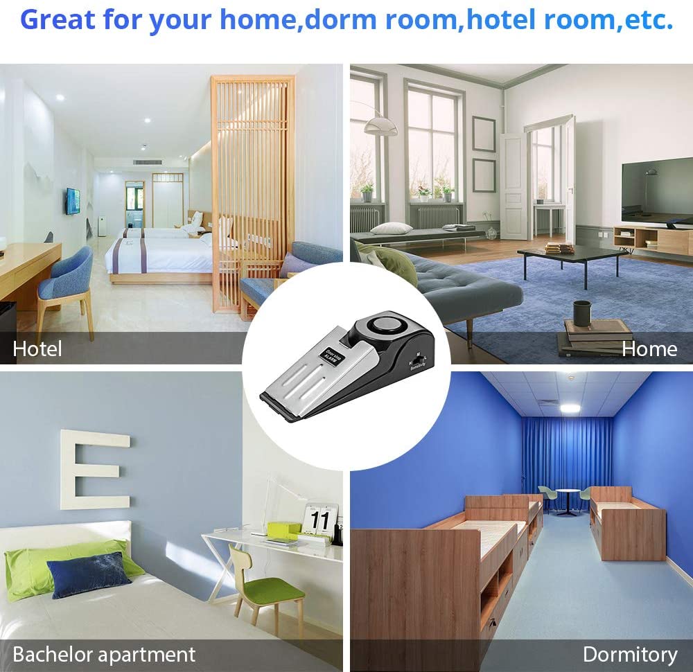 1Pc Door Stopper Alarm Portabl - Door Stop Alarm 评论和价格
