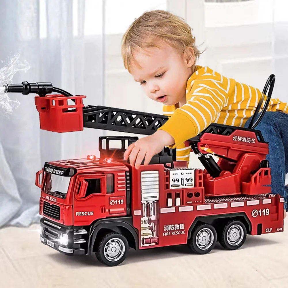 1/32 Fire Engine Car Toy Model - Fire Escape Ladder 评论和价格