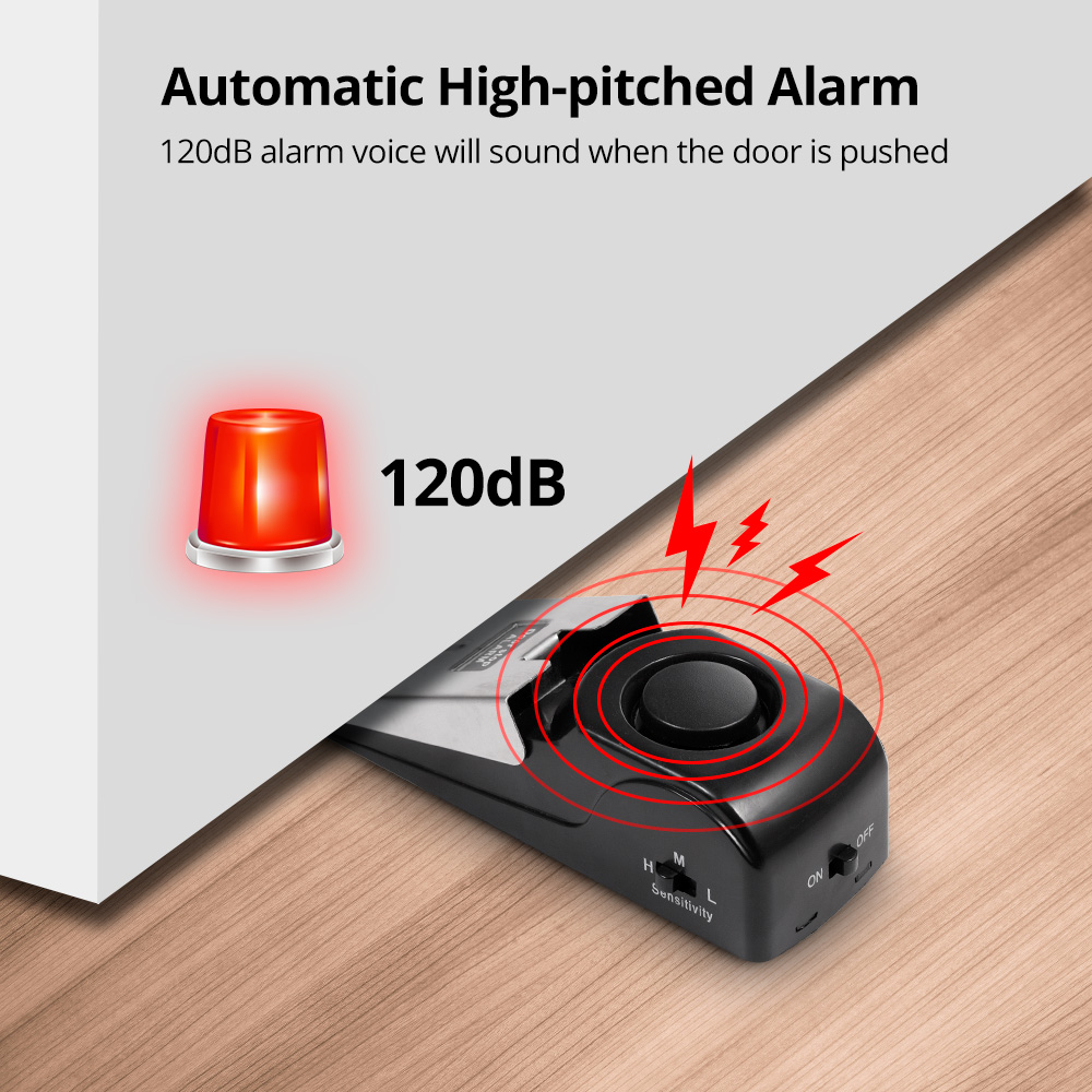2pcs Door Stop Alarm for Home  - Door Stop Alarm 评论和价格