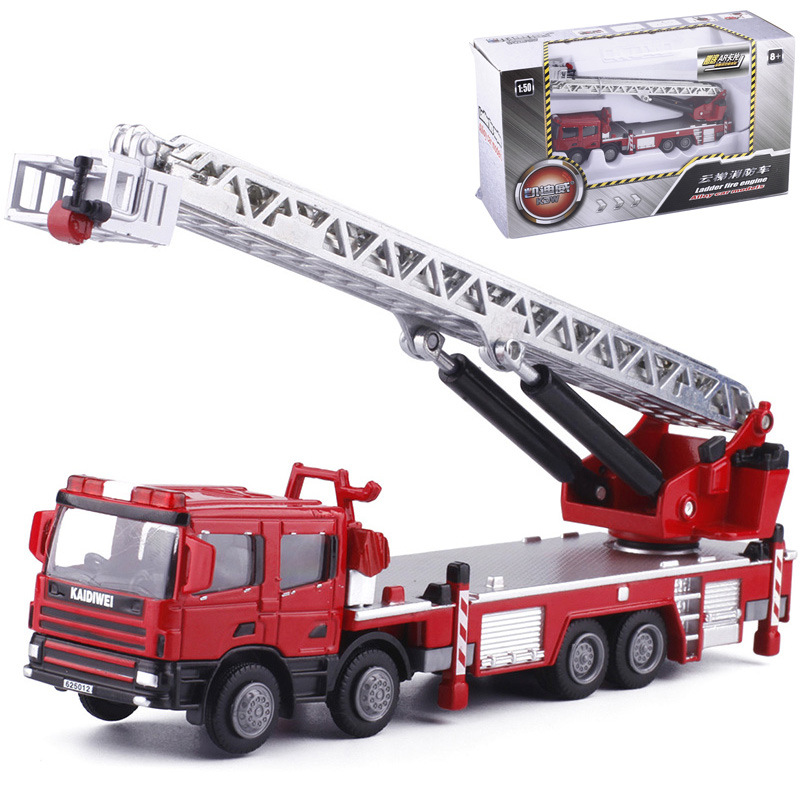 Alloy 1:50 ladder fire engine  - Fire Escape Ladder 评论和价格