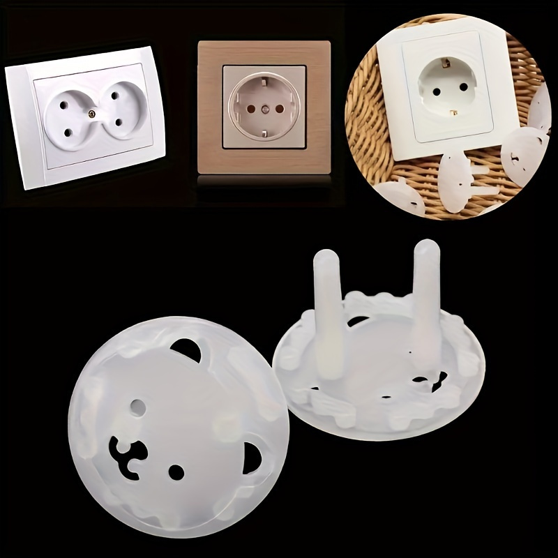10pcs Bear EU Power Socket Ele - Outlet Cover Baby 评论和价格