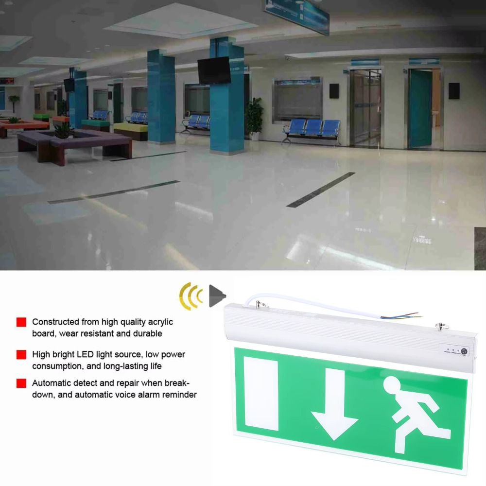 Commercial LED Emergency Sign  - Emergency Exit Sign 评论和价格