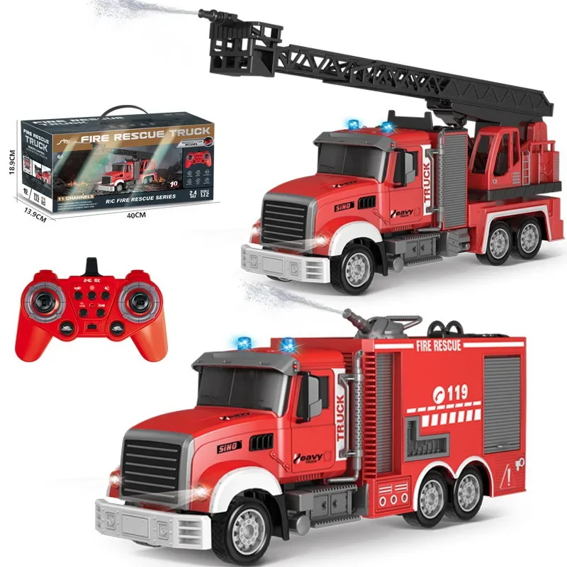 2.4G RC Fire Engine Car with S - Fire Escape Ladder 评论和价格