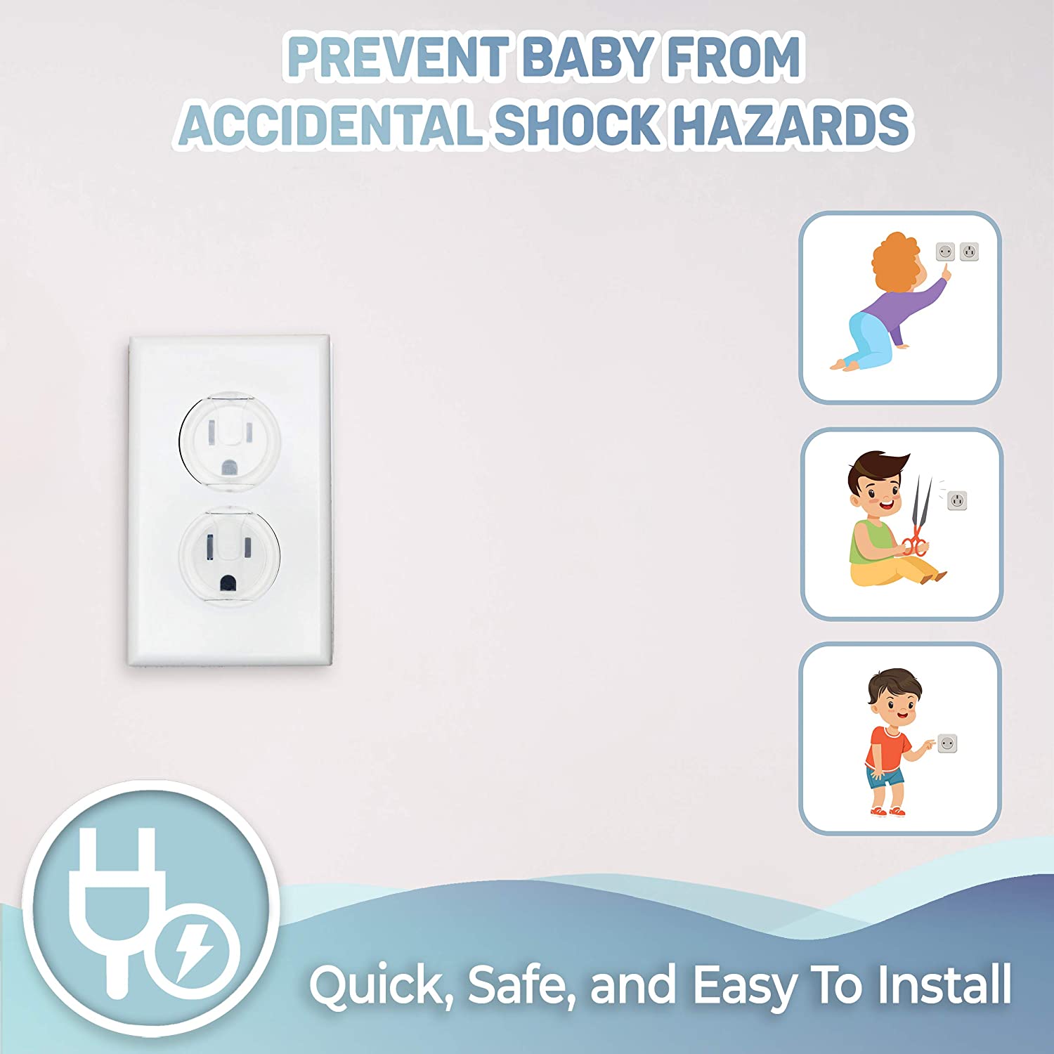 10pcs Outlet Covers, American  - Outlet Cover Baby 评论和价格
