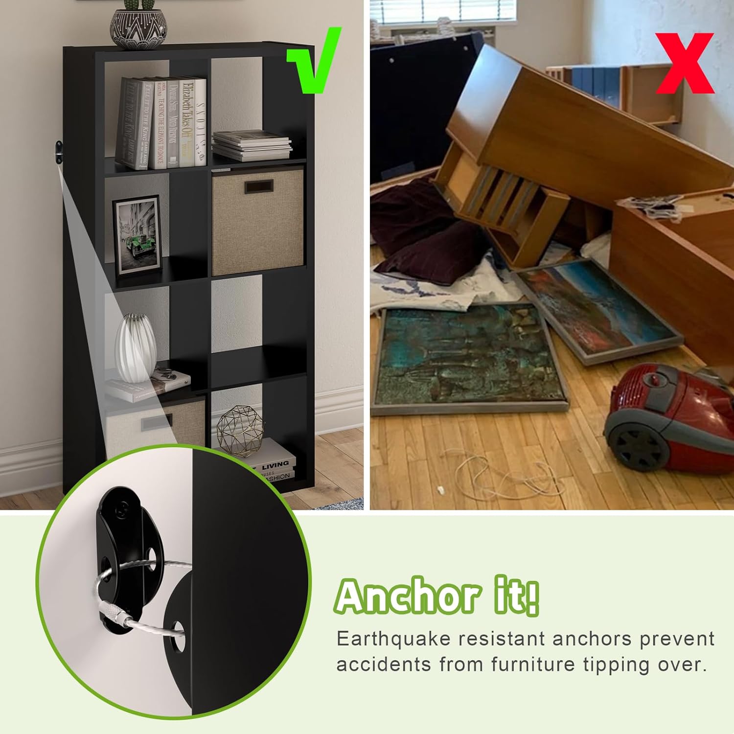 Furniture Anchors Furniture St - Earthquake Anchor Strap 评论和价格