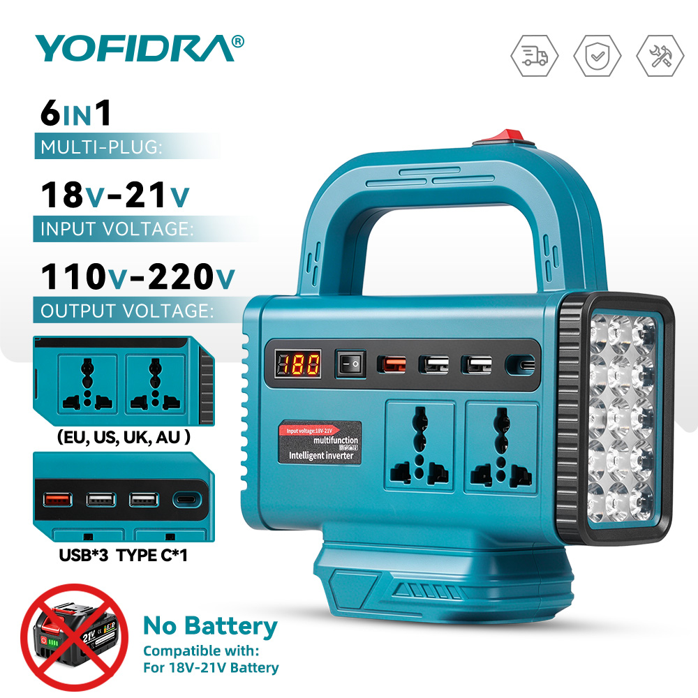YOFIDRA 220V Portable Power In - Power Outage Light 评论和价格