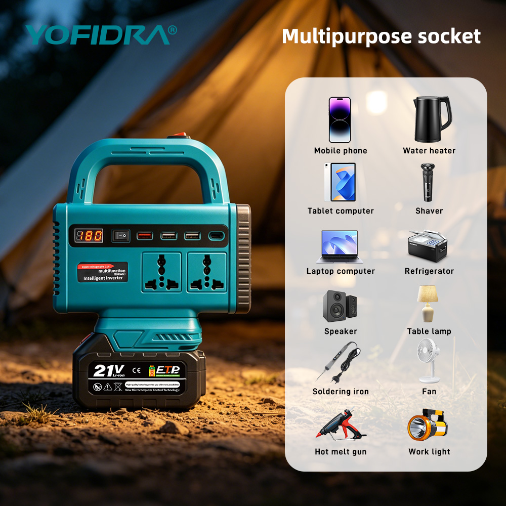 YOFIDRA 220V Portable Power In - Power Outage Light 评论和价格