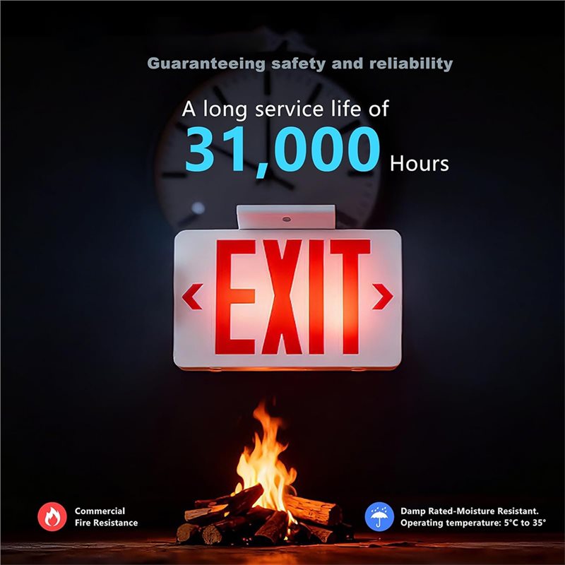 A46U UL Listed LED Exit Light  - Emergency Exit Sign 评论和价格
