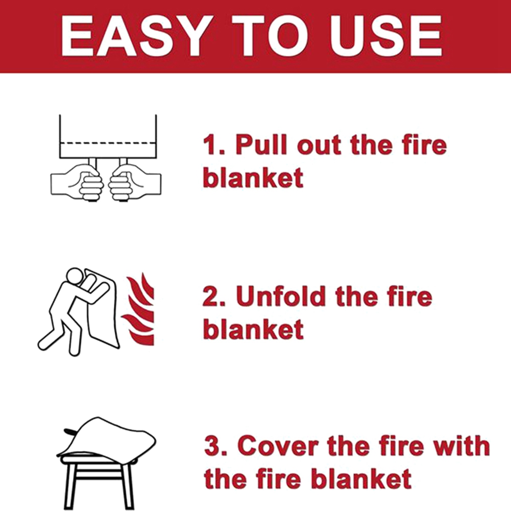 AED2-Emergency Fire Blanket, F - Fire Blanket Kitchen 评论和价格