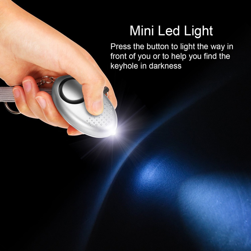 130dB Self Defense Alarm Anti- - Personal Alarm Keychain 评论和价格
