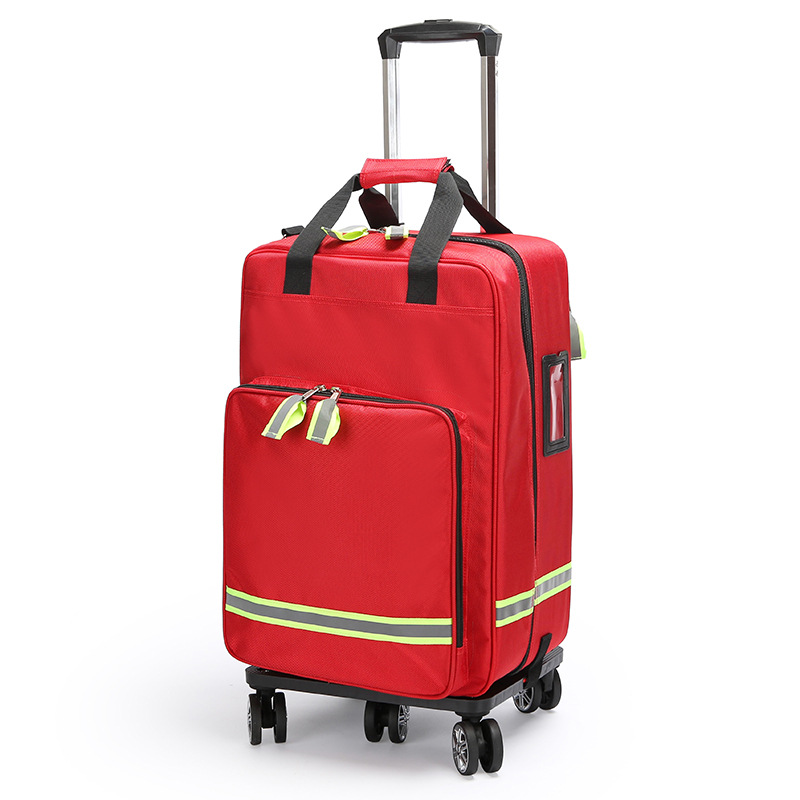 Large Capacity Empty Trolley F - First Aid Bag Kit 评论和价格