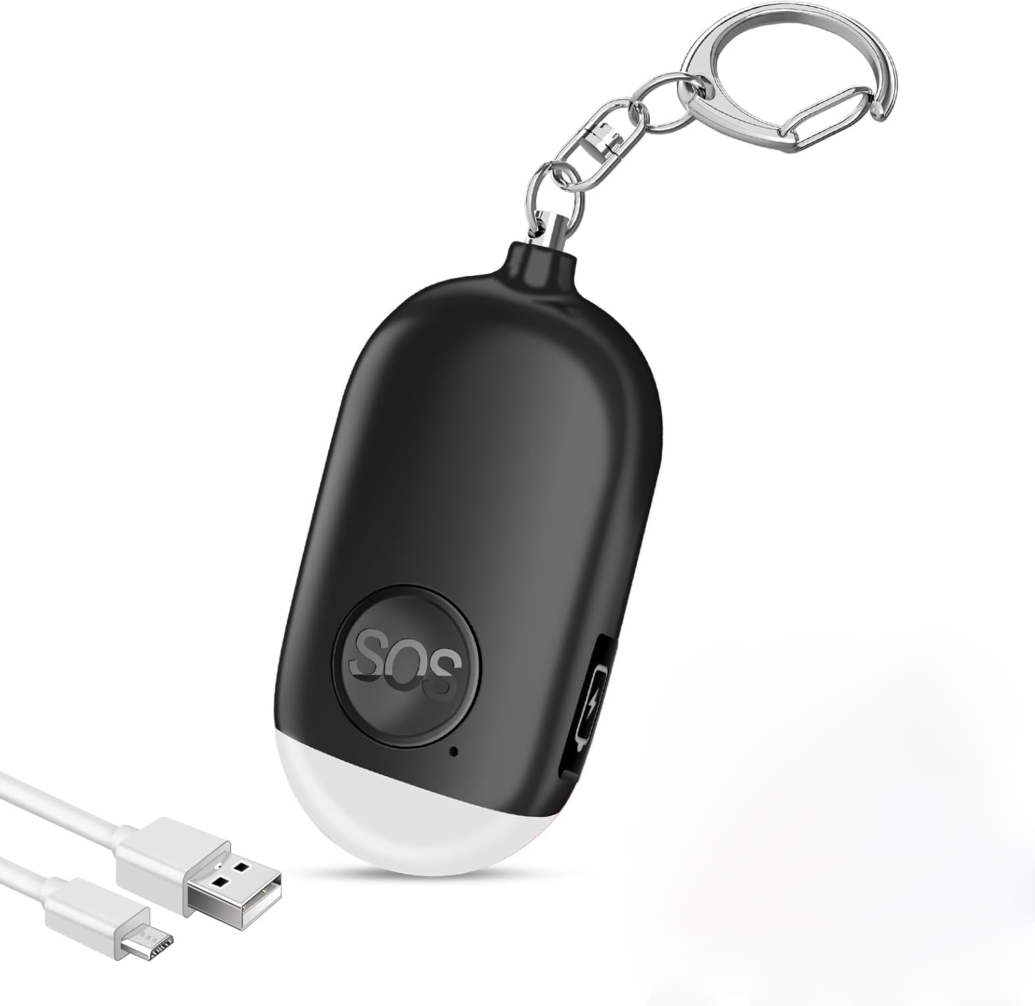 1pc Ultra-Loud 130DB Personal  - Personal Alarm Keychain 评论和价格
