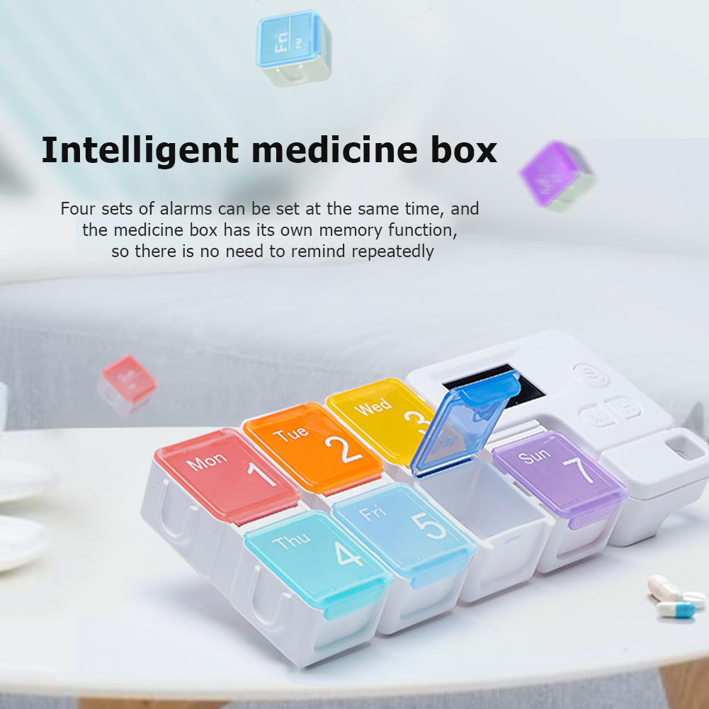 Drug Storage Alarm Box Daily W - Medicine Cabinet Lock 评论和价格