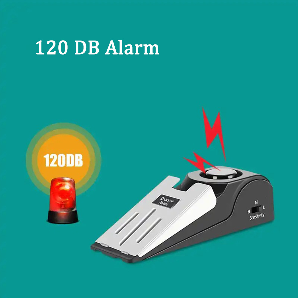 125 DB Anti-theft Burglar Stop - Door Stop Alarm 评论和价格