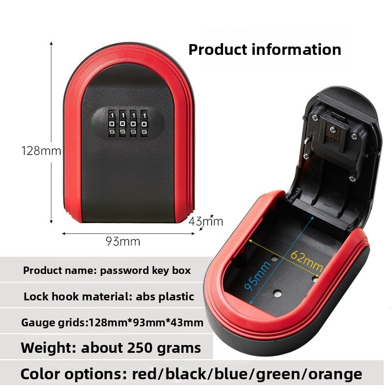 Plastic Key Box with Password  - Lockbox Key Secure 评论和价格