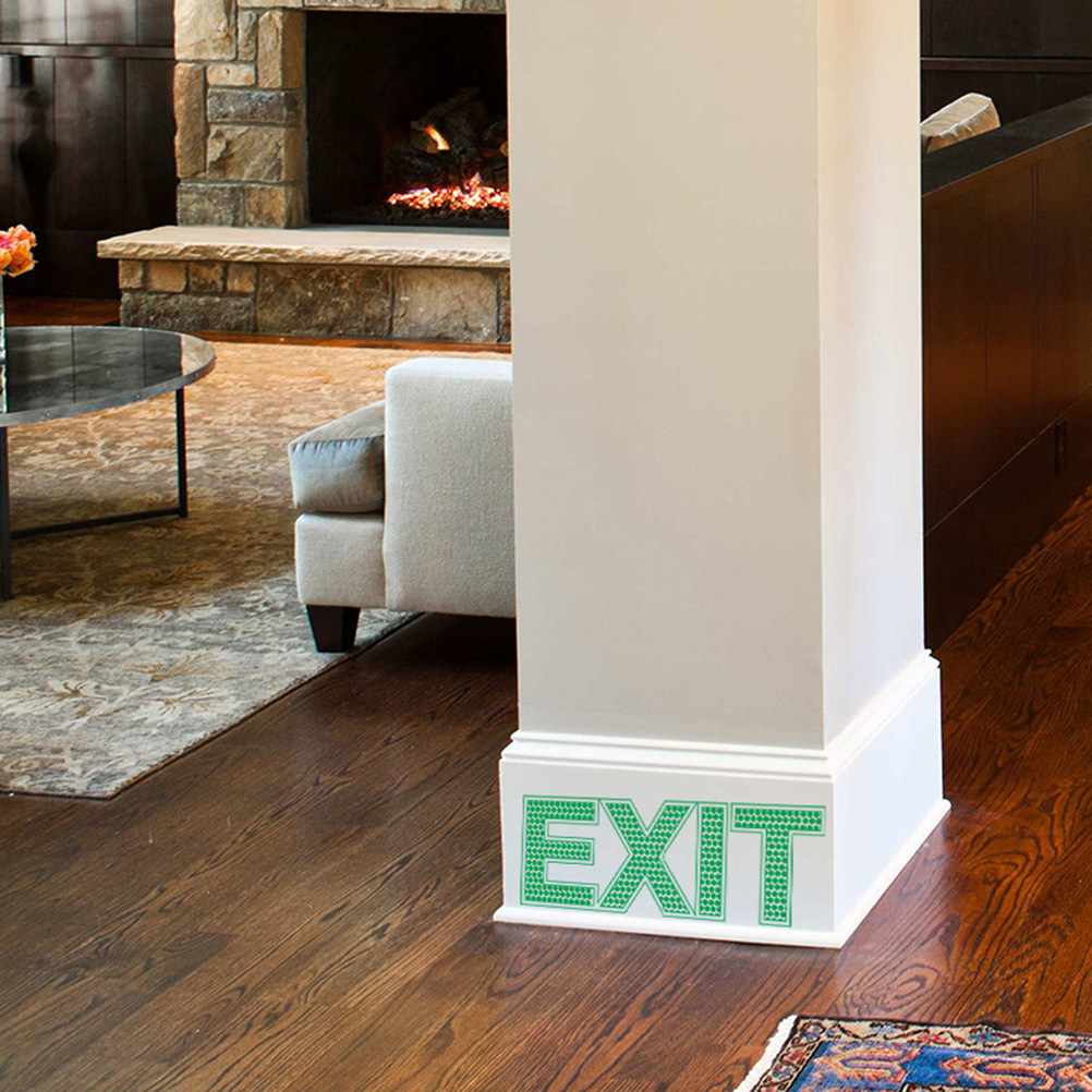 Luminous Exit Wall Sticker Dec - Emergency Exit Sign 评论和价格